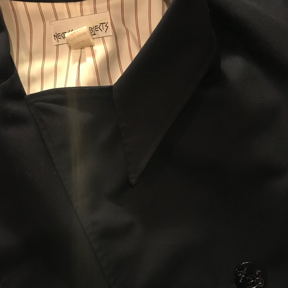 Necessary Objects Navy Cropped Blazer - image 5